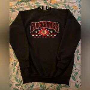 Blackhawks vintage sweatshirt never worn! Logo athletic.